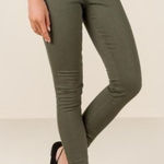 Rafaella NWT Olive Green Skinny Jeans Size 4 Pineneedle Photo 0