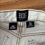 BDG White Denim Shorts Photo 1