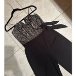 Francesca's Francesca’s Venice Strapless Front Tie Jumpsuit NWT Photo 9