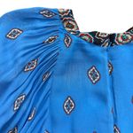 Farm Rio Anika Tiles Blue Maxi Dress in Blue, Size S Photo 7