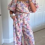 Showpo Floral High Waisted Pants Photo 0