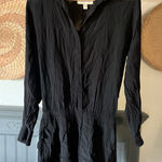 Cleobella  black long sleeve romper shorts XS Photo 0