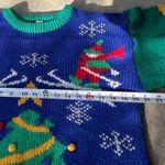 Amanda Smith Vintage  Ski Ugly Christmas Sweater Knit Women’s Sz S Multicolor Photo 5