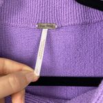 Free People Ottoman Oversized Slouchy Sweater Cowl Neck Purple Women’s Large Photo 4