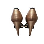 Prada  Iconic Retro Satin Sandals Shoes Slingback Peep Open Toe Pumps  Size 39 Photo 13