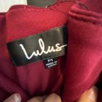 Lulus  Burgundy Lace Midi Dress Size Medium NWT Holiday Wedding Fall Photo 10