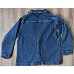Judy Blue Denim Jean Jacket Utility button up with pockets size 1X Photo 3