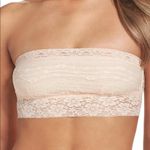 Free People Lace Bandeau Soft Pink Size Large Photo 3