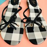 Kate Spade Black and White Checkered Women's Sandals Photo 3