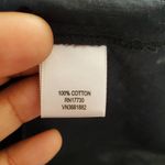 Mossimo Women's Black Sheer Button Down Shirt Cotton Ruffle Accent L Size L Photo 5