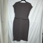 Old Navy Rib Knitted Belted Midi Sweater Dress Size Small V-Neck BodyCon Photo 5