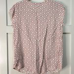 Boden short Sleeve Shirt Blouse with Keyhole lightweight cap sleeves size 10 Pink Photo 1