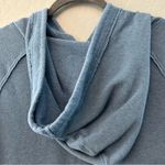 We The Free  blue crochet knit hooded sweatshirt size medium Photo 9