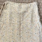 Aeropostale  Women's Yellow Floral Design Viscose Wrap Around Skirt Size small Photo 6