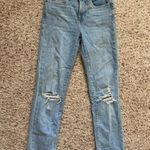 Levi's Women's 724 High Rise Straight Leg Blue Cotton Jeans Size 24 Distressed Photo 0