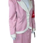 Vintage Rafael Womens Dusty Pink Ivory 2 Piece Blazer Pencil Skirt Set 14 NWT Photo 11