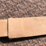 Cache  Dark Leather Bronze embroidery Multi Color METAL HARDWARE 1 1/4" Wide Belt Photo 8