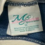 Vntg 90s Grandma Cottage Core 1X Sweatshirt Ugly Christmas Sweater Granny Cozy Blue Photo 3