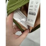 J.Crew Green NEW Curved Waist Widerib Cheeky String Bikini Bottom Small Beach Photo 3