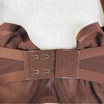 New CUUP The Balconette Mesh Bra Size 32G Brown Espresso Sheer Underwire Photo 6
