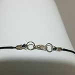 Black & Silver Colored Beach Necklace (18") Black Photo 3