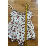 Urban Outfitters  Betti Printed Linen Blend Romper Size small Photo 5