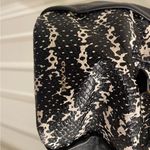 Coach Black White Python Madison Phoebe Leather Shoulder Bag Purse RARE Photo 4