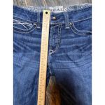 Ariat Real Denim Womens Straight Leg Low Rise Jeans Dark Wash Size 30R Western Photo 6