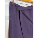 Babaton Aritizia‎  Jethro Skirt in Blue Mini Grid Wrap Style Front Size 2 XS Photo 3