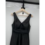 Ever Pretty  Womens Black Satin Maxi Gown Dress Size 6 Gala Event Black Tie Long Photo 3