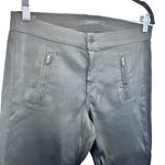 J Brand Julia Lacquered Pants Black Size 28 Cropped Skinny Mid Rise Biker Moto Photo 7