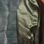 Urban Outfitters  emerald green teddy jacket size Large. Crazy soft! Photo 3