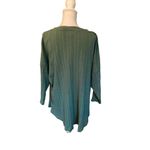 Natural Reflections Cardigan Womens XL Used Green Textured Photo 4