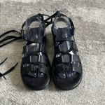 Dr. Martens Dr Doc Martens Kristina Sandals Womens 6 EU 37 Gladiator Lace Up Black Leather Photo 4