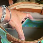 Dooney & Bourke AS NEW🔥AUTHENTIC  Leather/signature canvas zip top Shoulder Photo 10