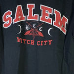 Salem Witch City Crewneck Sweatshirt Size Small Black Craft Witchy Casual Photo 0