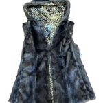 Peter Nygard Peter Nygård Faux Fur Hooded Vest Terra Brown Size 4P NWT Photo 0