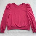 Rebecca Minkoff Rebecca Minkoff Pullover Sweatshirt Puff Sleeve Pink Casual Comfy Medium READ Photo 0