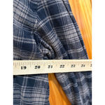 nuuds Plaid Button Front Shirt 100% Cotton Long Sleeve Casual Top Medium Black Photo 4