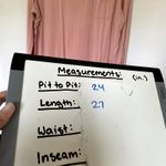 Soma pink and black women's size large pajama long top rayon spandex casual Photo 3