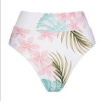 Infamous White Palm Bikini Bottoms size Medium‎ Photo 1