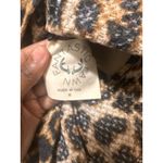 Fantastic Fawn Leopard Print Sleeveless Mock Neck Top Animal Print Tank Blouse Size Medium Photo 5