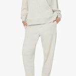 We Wore What NWT  High Rise Relaxed Slim Leg Fleece Joggers Pockets S Grey #3976 Photo 0