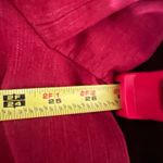 D & Co Red Denim Floral Print 3 Button Jacket. 2 Small Front Pockets Sz 3X. Photo 14