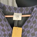 CAbi  Harlequin Diamond Print Chiffon Dress Size XS Photo 2