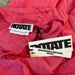 Rotate BirgerChristensen Pink Slip Dress with Animal Print size 4 Photo 4