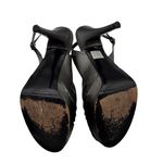 Stuart Weitzman Platform Slingback Peep-toe High Heels in Gunmetal Gray Size 8.5 Photo 4