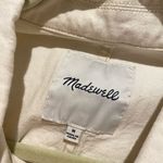 Madewell  Becker Oversized Chore Coat in Natural Seeded Herringbone White Medium Photo 7