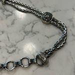 Brighton Silver Toned Double Chain Belt Photo 2