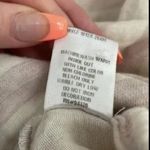 Anthropologie Cream & Pink Horizontal Striped Long Sleeve Button Up Photo 4